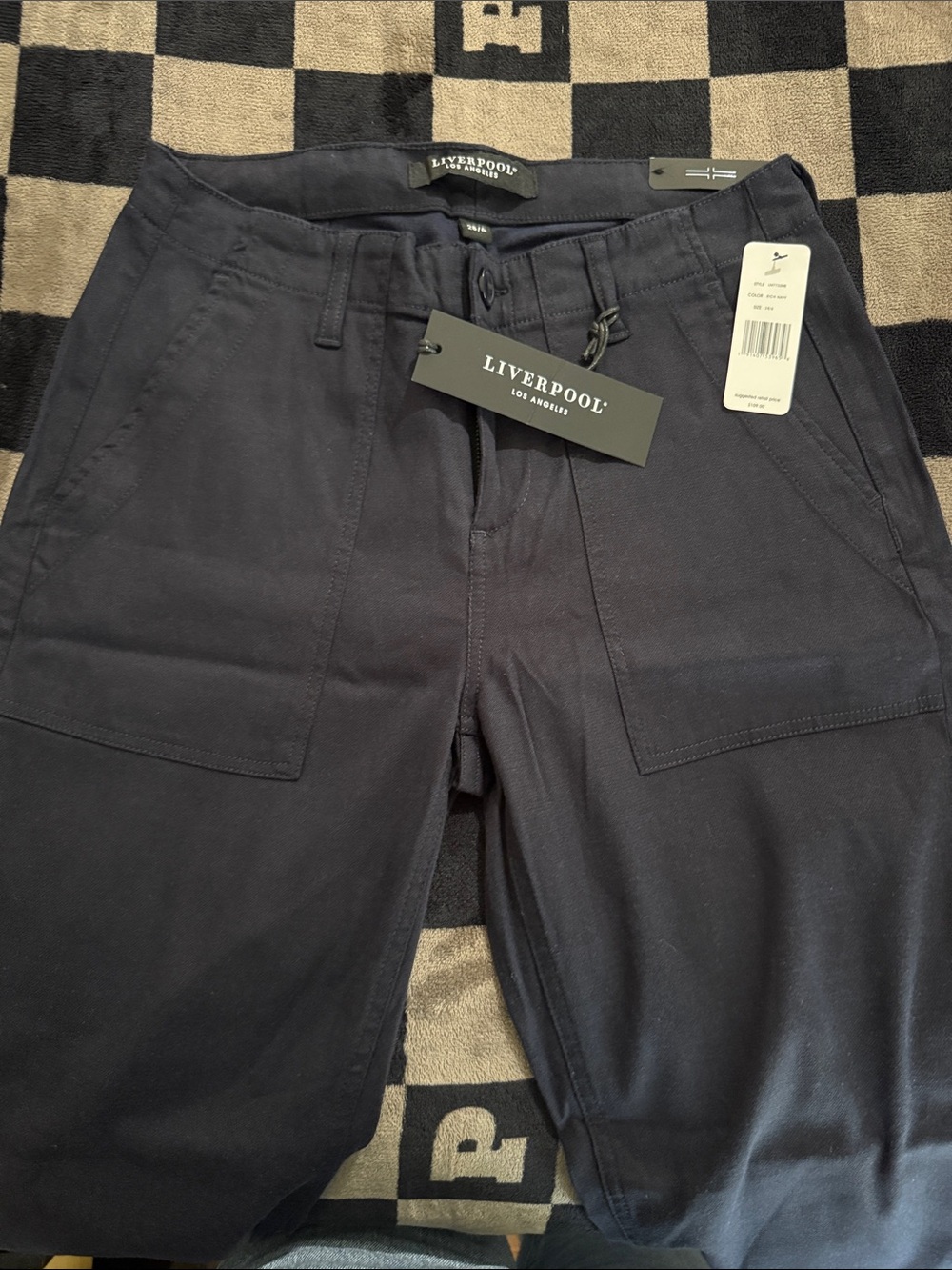 navy blue pants - Picture 4 of 7